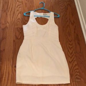 Cream cocktail dress